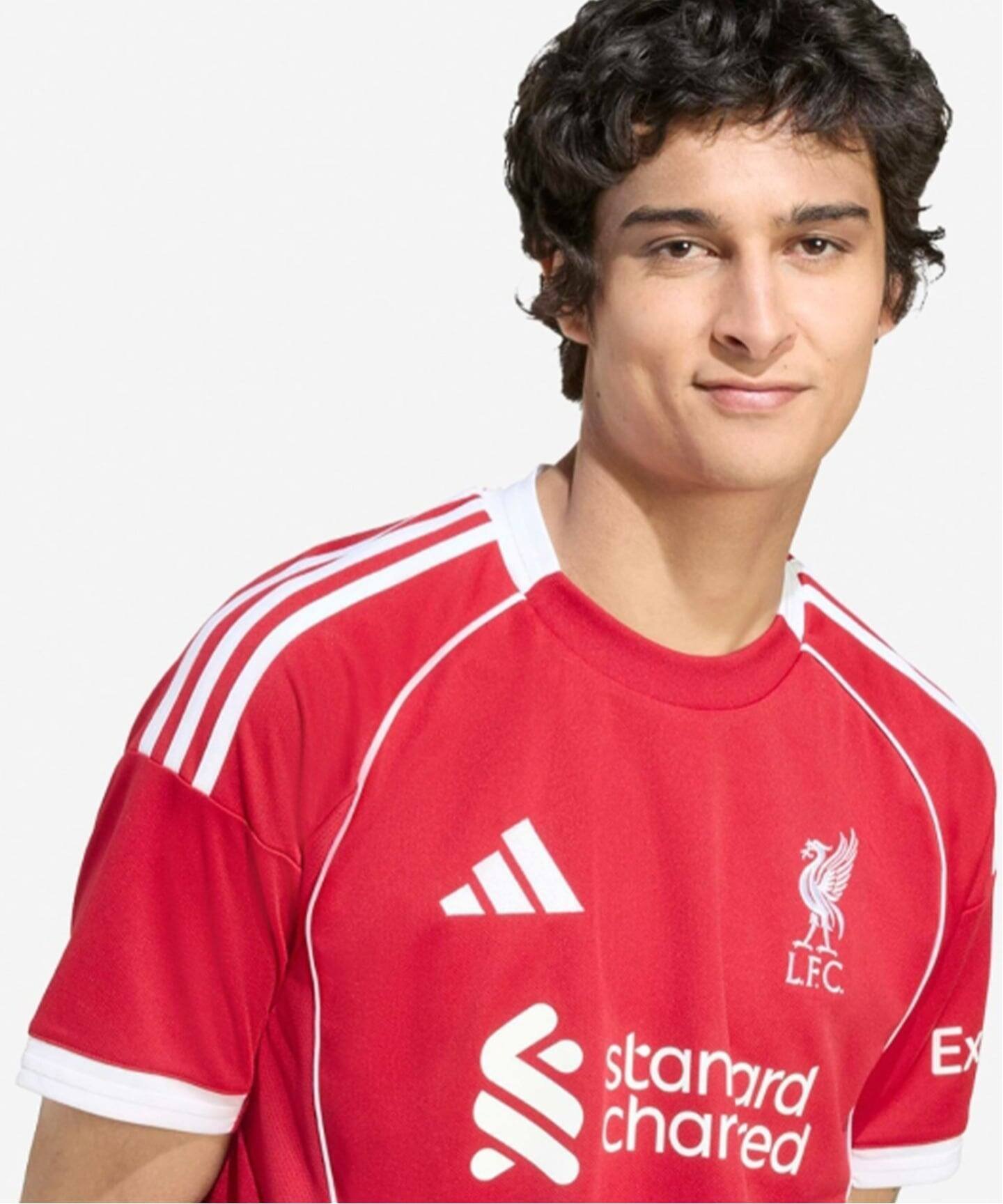 Liverpool FC 【Liverpool FC / リバプール FC】adidas FBLI リバプールFC ホーム レプリカ フォーワンセブン エディフィス トップス カットソー・Tシャツ レッド【送料無料】