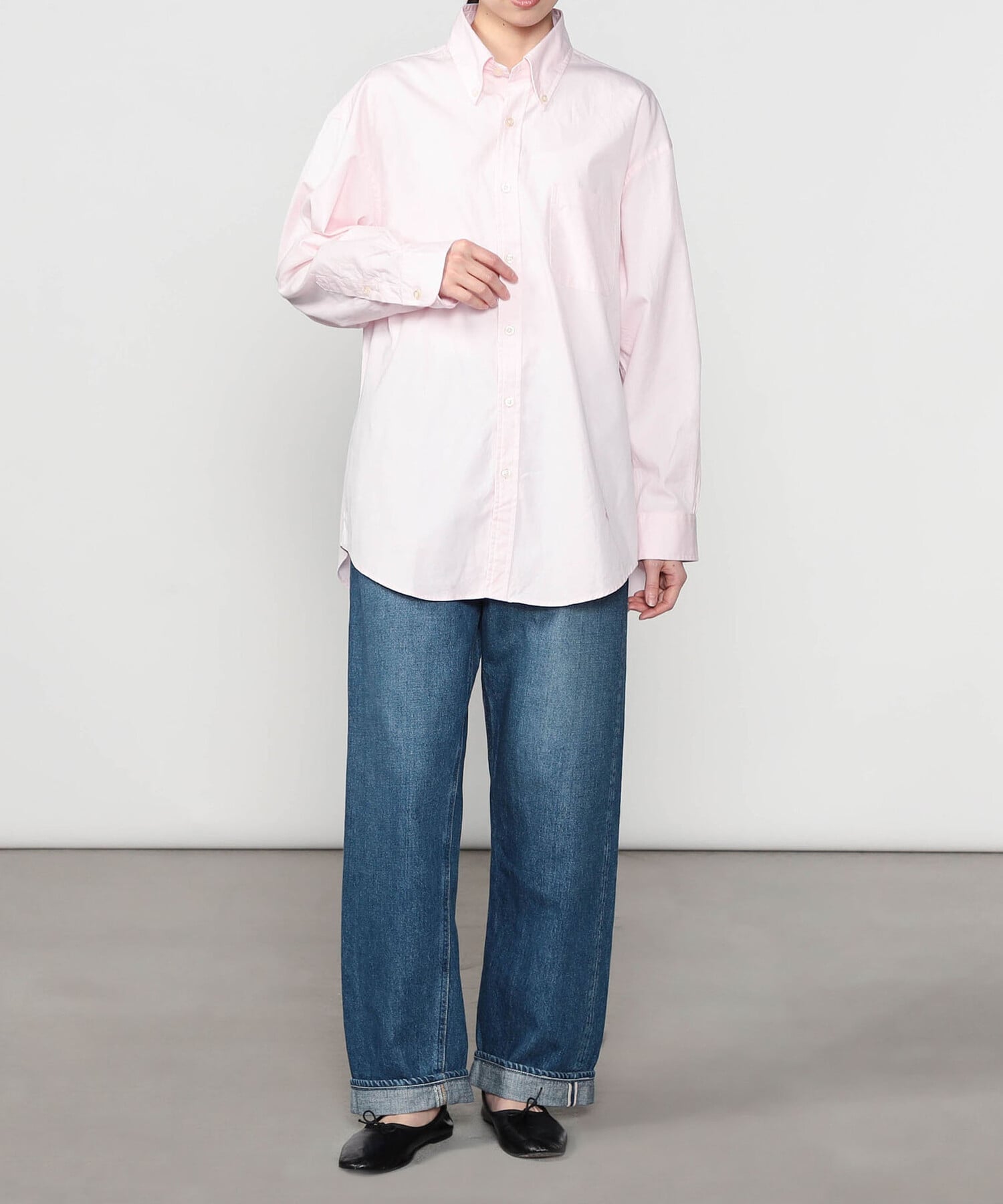 Bshop orSlow ｜ HIGH WAIST SELVEDGE DENIM PANTS USED WOMEN ビショップ パンツ ジーンズ・デニムパンツ ブルー【送料無料】