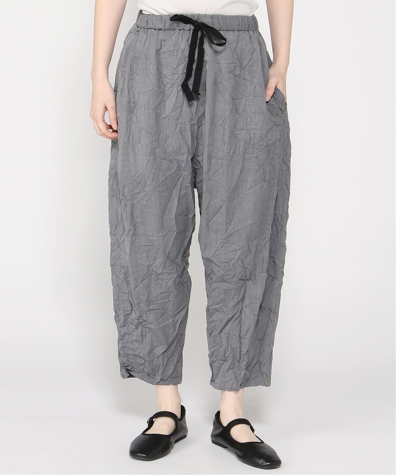 pas de calais パンツ パドカレ パンツ その他のパンツ ブラック グレー