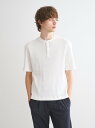 スリードッツ 服 メンズ three dots Men's pima waffle s/s henley スリードッツ トップス カットソー・Tシャツ ホワイト グレー ベージュ ブルー【送料無料】