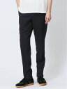 m.f.editorial 軽量メッシュ レギュラーフィット ノータックパンツ チェック紺(セットアップ可能) 【25SS】 メンズ パンツ ボトム カジュアル...