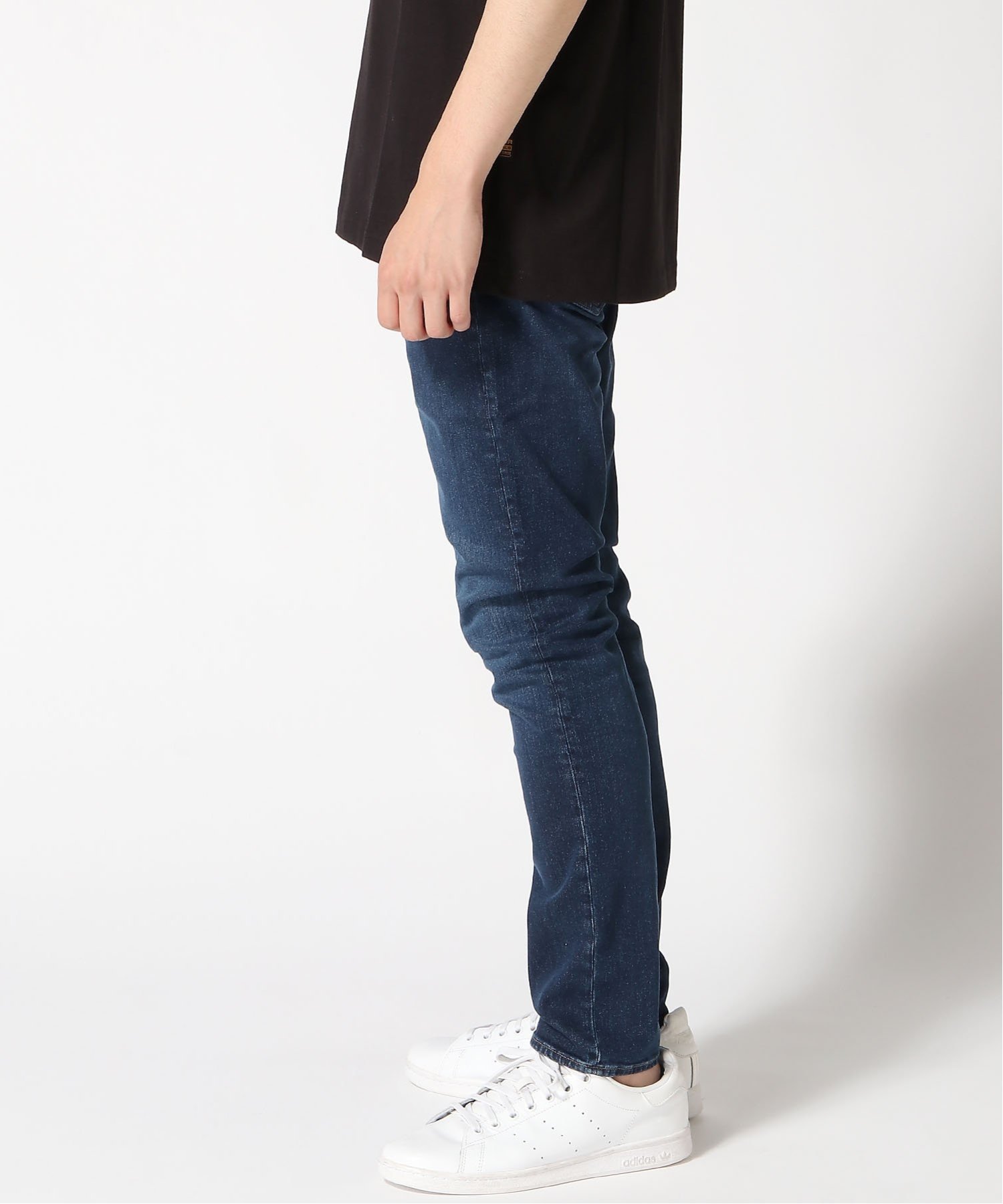 【公式ショップ】3301 SLIM JEANS/ベーシックデザインスリムテーパードジーンズ ジースターロゥ パンツ ジーンズ・デニムパンツ ネイビー