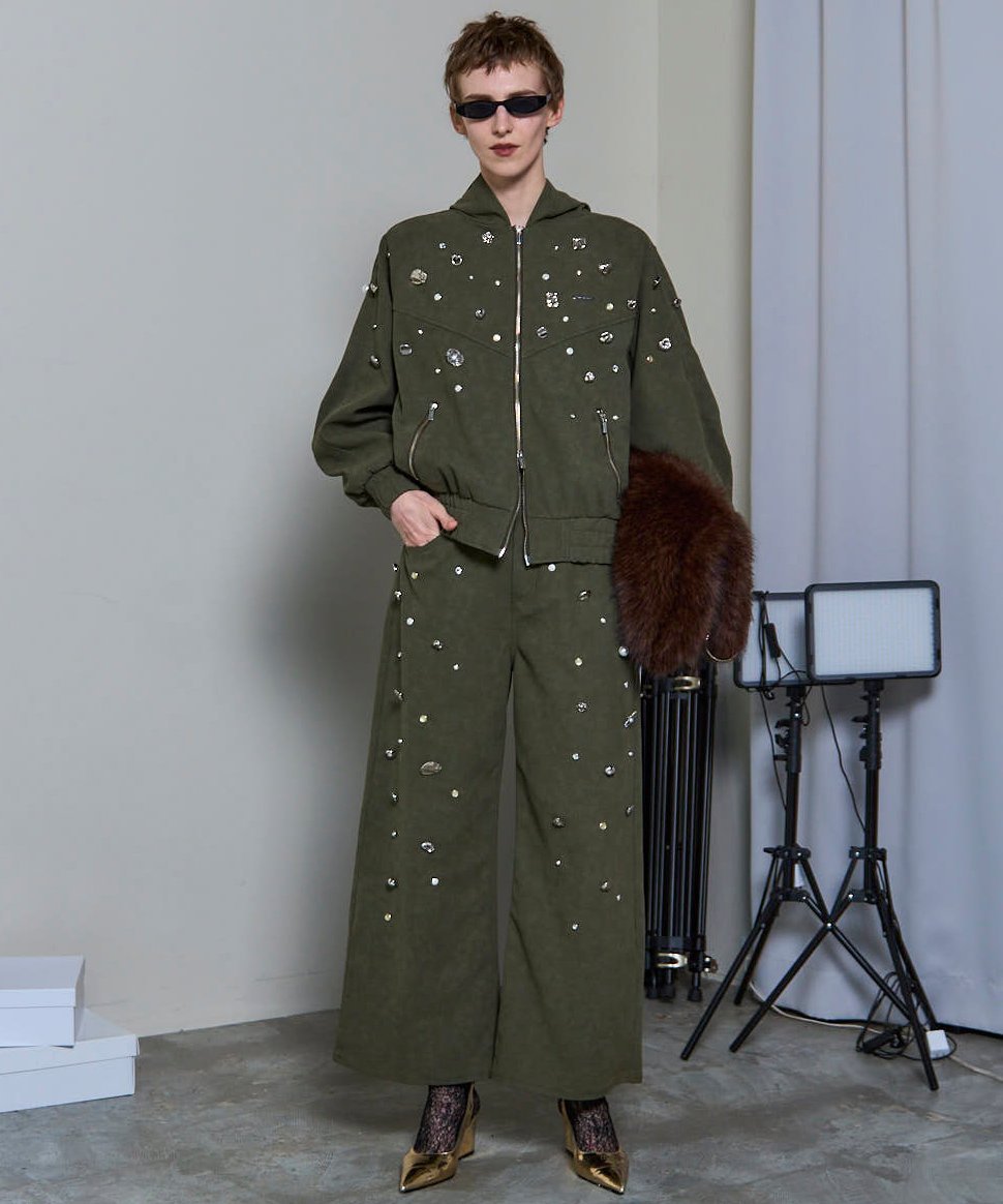 MAISON SPECIAL Vegan Leather Bijou Pants メゾンスペシャル パンツ その他のパンツ