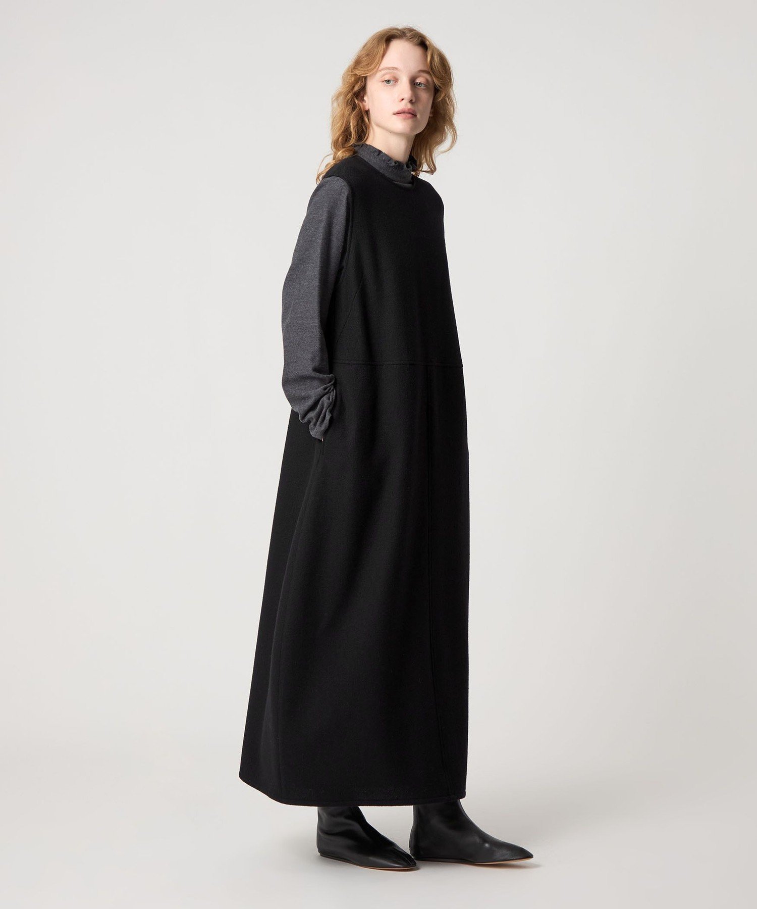 Steven Alan ＜Steven Alan＞コクーン ワンピース ユナイテッドアローズ アウトレット ワンピース・ドレス ワンピース ブラック
