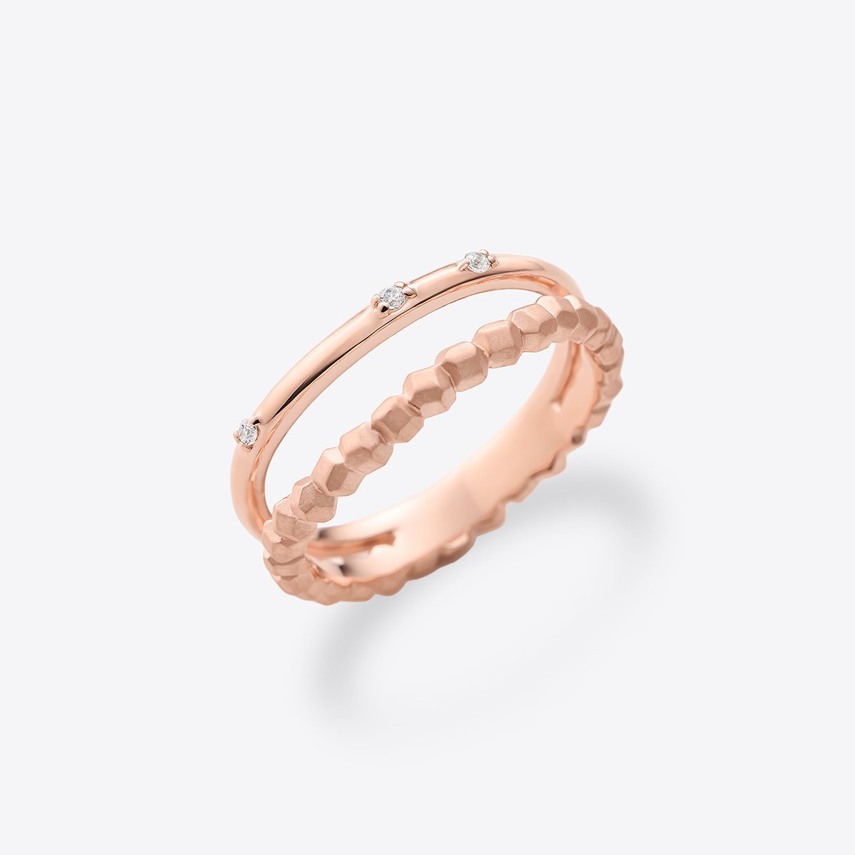 CANAL 4℃ 【AUTUMN COLLECTION】シルバー カーブ リング カナルヨンドシー アクセサリー・腕時計 リング・指輪 ゴールド