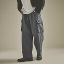 ABAHOUSE LASTWORD WEB限定【MONTKEMMEL / モンケメル】カーゴパンツ / ミリタリーパ アバハウス パンツ カーゴパンツ カーキグ...