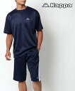 【SALE/7%OFF】Kappa ドライ 速乾 半袖 Tシャツ ハーフパンツ セットアップ 上下セット マルカワ トップス カットソー・Tシャツ ブルー ネイ...