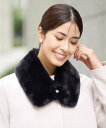 【SALE/20%OFF】a.v.v エコファーパール調ティペット アー・ヴェ・ヴェ ファッション雑貨 マフラー・ストール・ネックウォーマー ベージュ ブラック