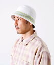 GLOSTER 【GLOSTER/グロスター】グラデーションニットハット バケットハット フレディ アンド グロスター 帽子 ハット ブラック ホワイト【送料無料】