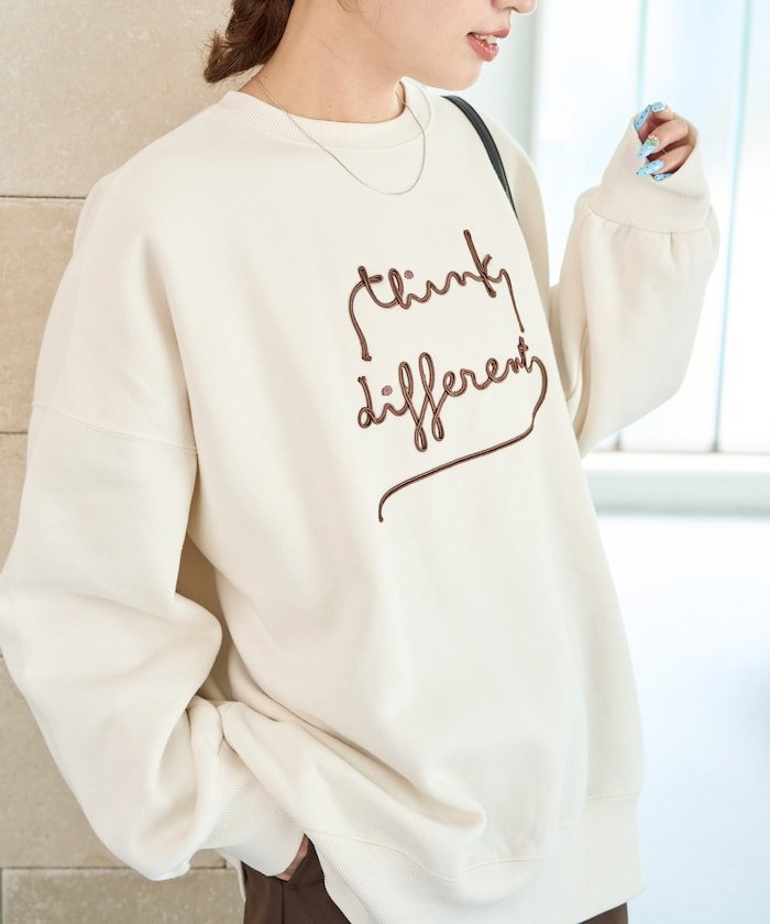 FREAK'S STORE 裏起毛 コード 刺繍 ロゴ BIGシルエット プルオーバー【限定展開】 25AW フリークススト..