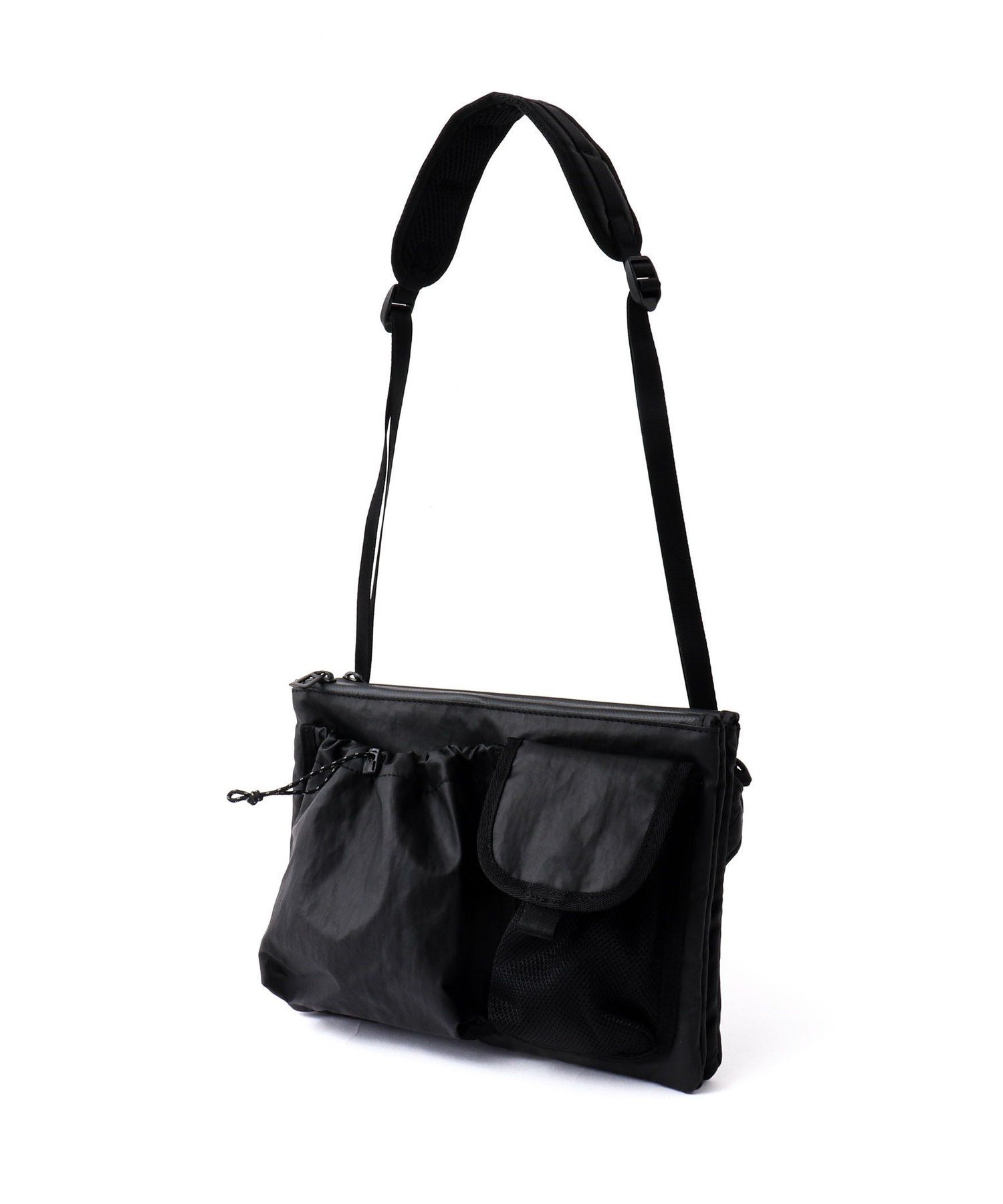 【NESK/ネスク】NS-008 Wボディサコッシュバッグ ノーリーズ バッグ ショルダーバッグ ブラック