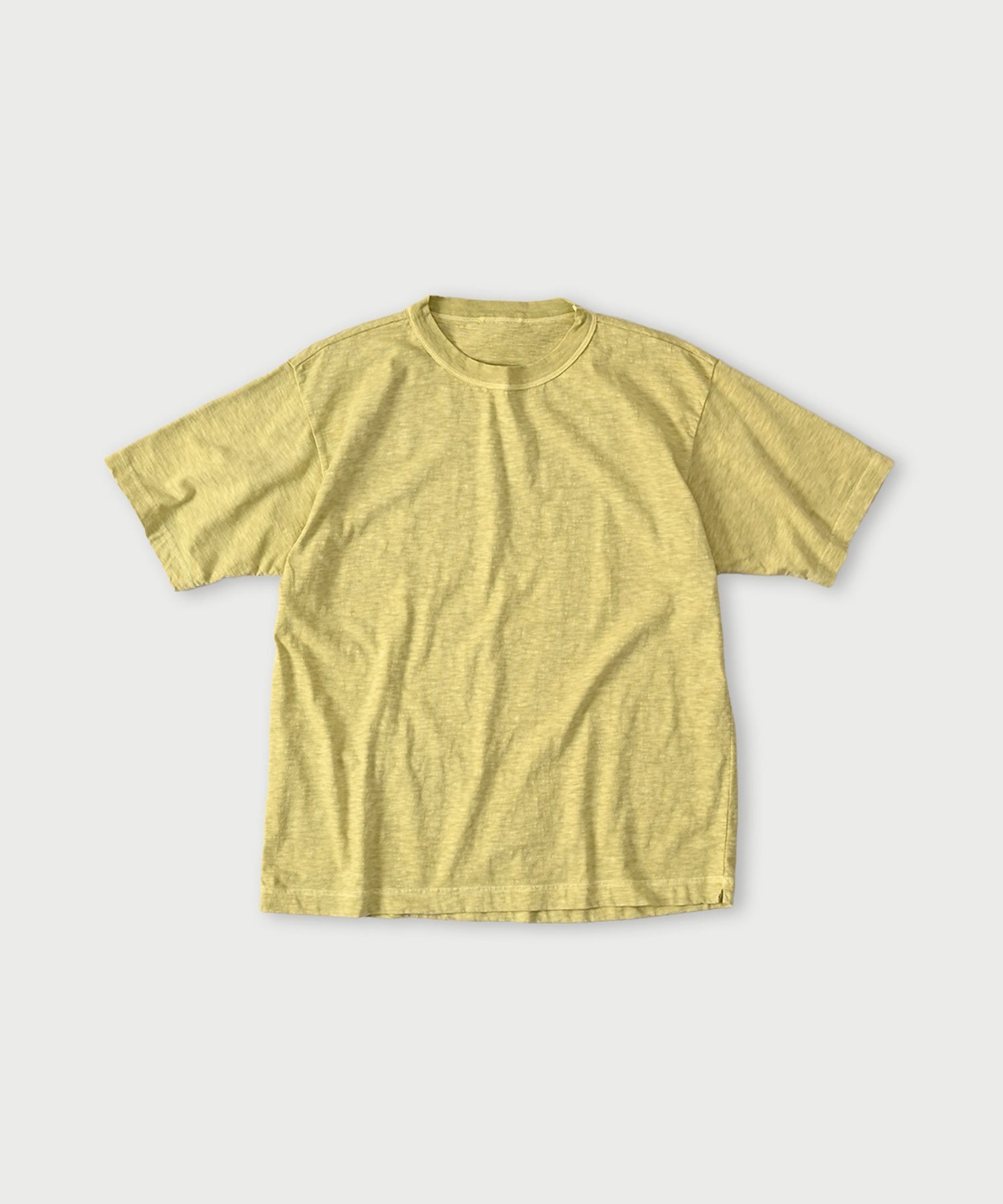 45R 天竺の908オーシャンTシャツ(45草染) フォーティファイブアール トップス カットソー・Tシャツ イエロー【送料無料】