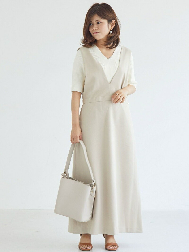 【SALE／30%OFF】DOUX ARCHIVES ロングジャンスカ ドゥアルシーヴ ワンピース・ドレス チュニック ブラック ベージュ ブラウン【送料無料】