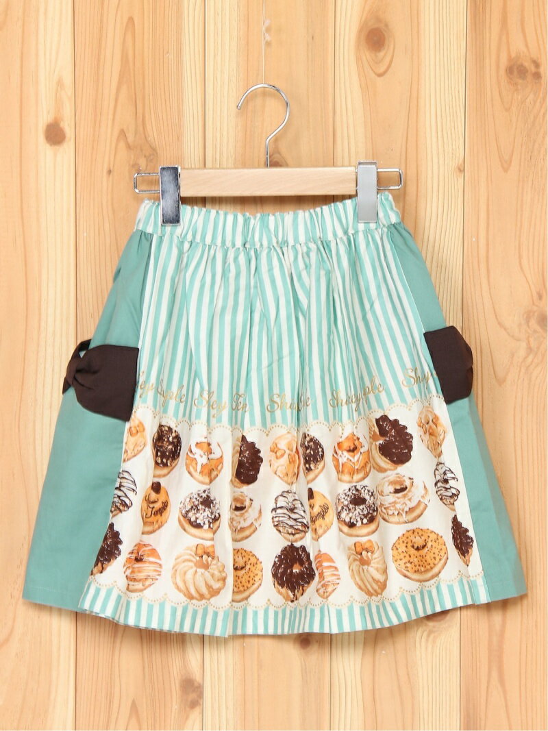 【SALE／50%OFF】Shirley Temple ドーナツptSK シャーリーテンプル スカート その他のスカート グリーン【送料無料】のサムネイル