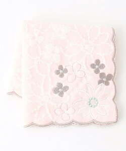 TOCCA 【TOWEL COLLECTION】DAISY GARDEN TOWELCHIEF タオルチーフ トッカ ファッション雑貨 ハンカチ・ハンドタオル ピンク ホワイト ブルー