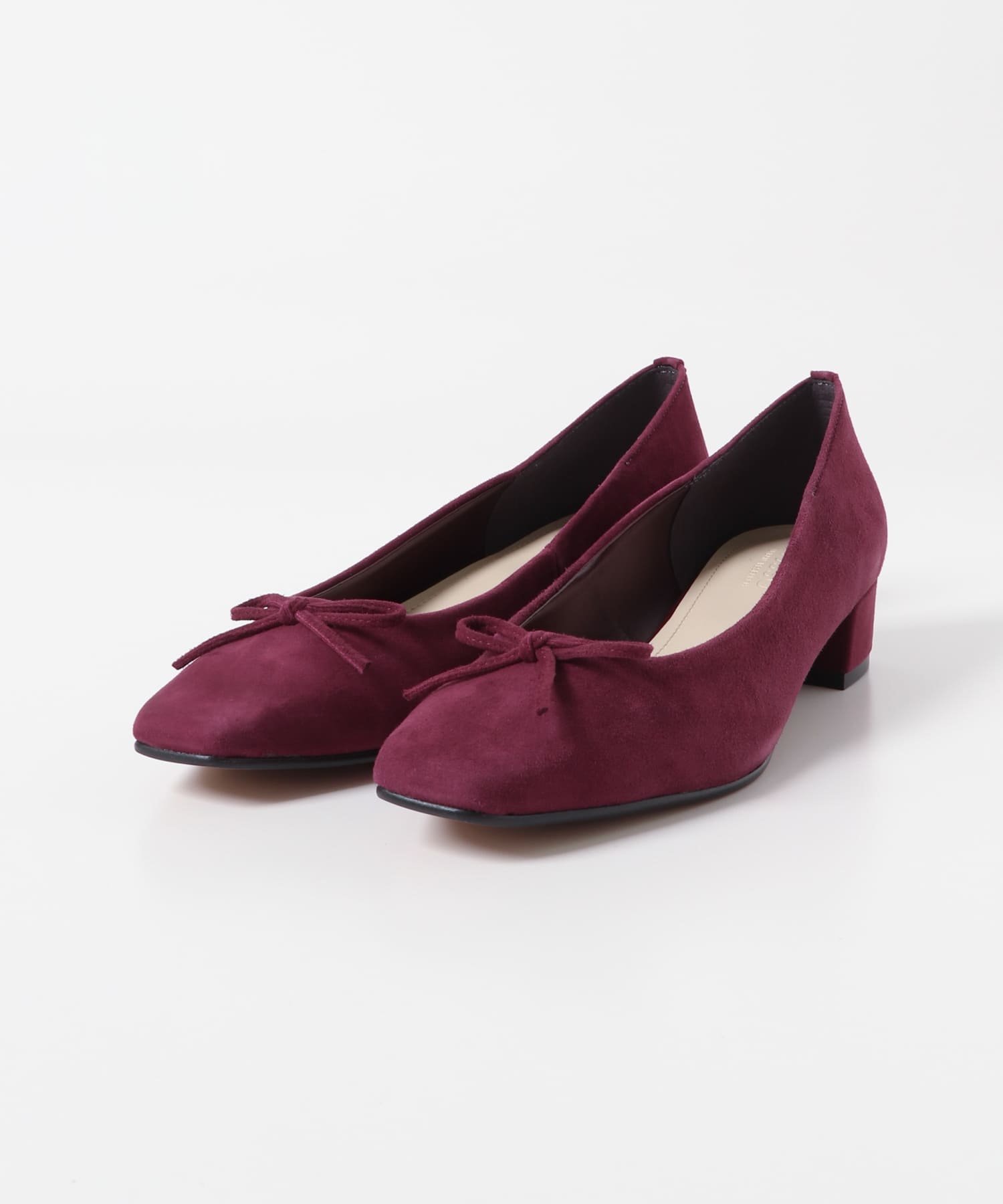 【SALE／60%OFF】URBAN RESEARCH ROSSO シープスエードバレエシューズ アーバンリサーチロッソ シューズ・靴 バレエシューズ グレー レッド【送料無料】