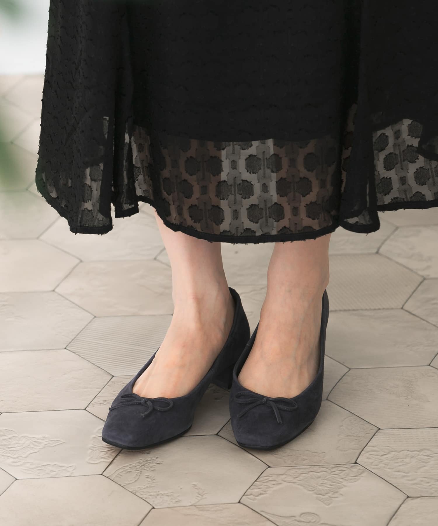 【SALE／60%OFF】URBAN RESEARCH ROSSO シープスエードバレエシューズ アーバンリサーチロッソ シューズ・靴 バレエシューズ グレー レッド【送料無料】