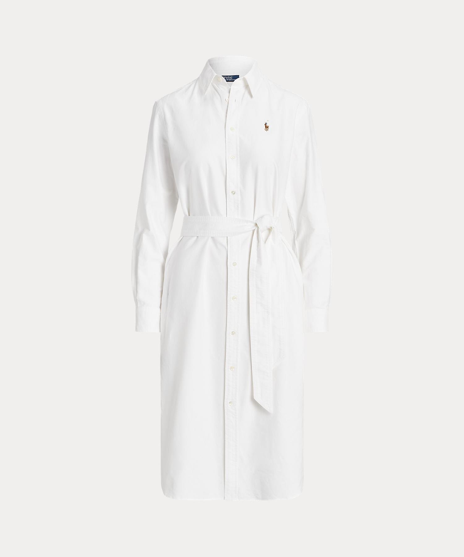 POLO RALPH LAUREN ベルテッド コットン オックスフォード シャツドレス ラルフロ...