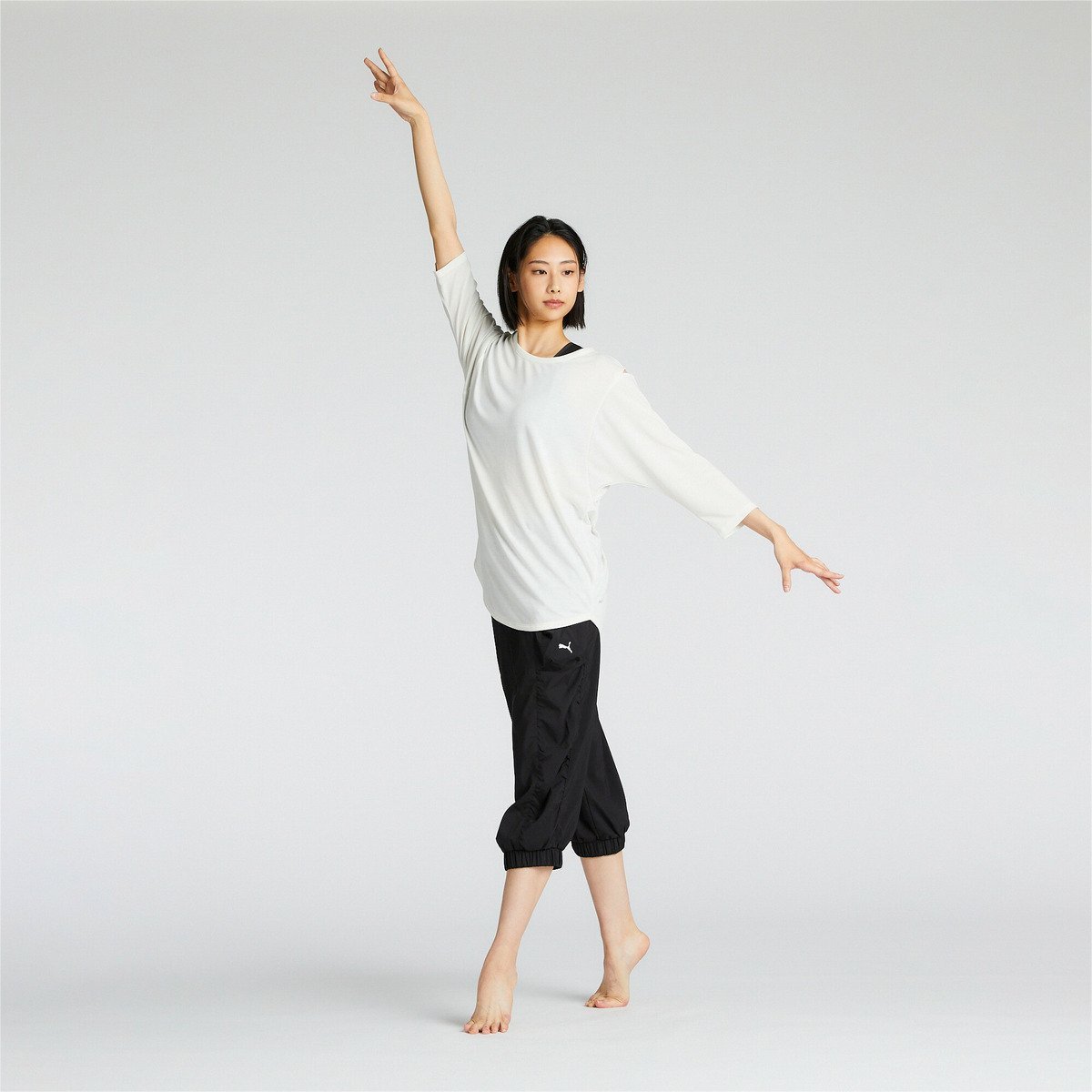 PUMA ウィメンズ ヨガ スタジオ 七分丈 パンツ プーマ パンツ その他のパンツ ブラック【送料無料】