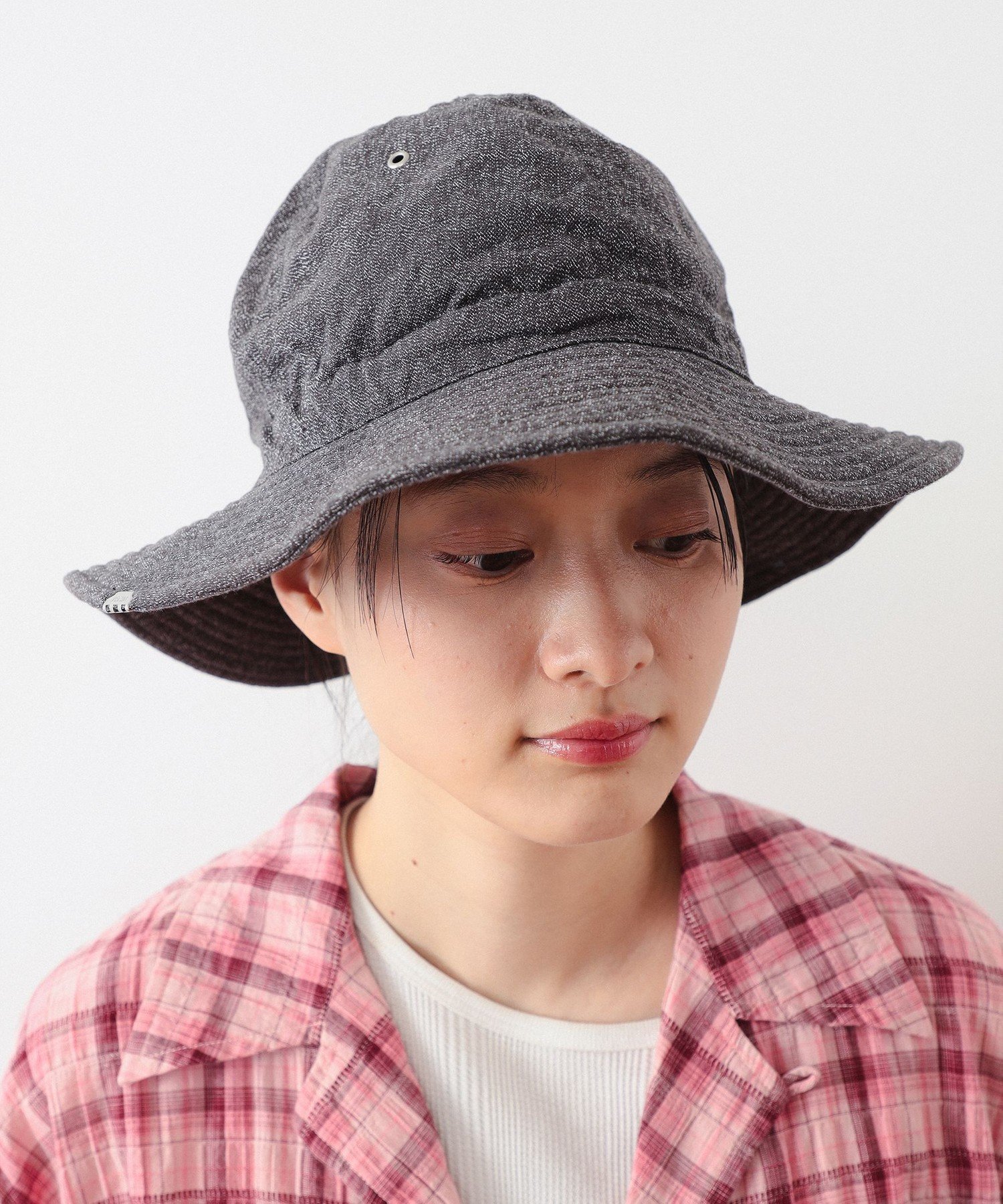 BEAMS BOY DECHO BEAMS BOY / 別注 シャンブレー ハンターハット ビームス ウイメン 帽子 その他の帽子 ブラック ブルー【送料無料】