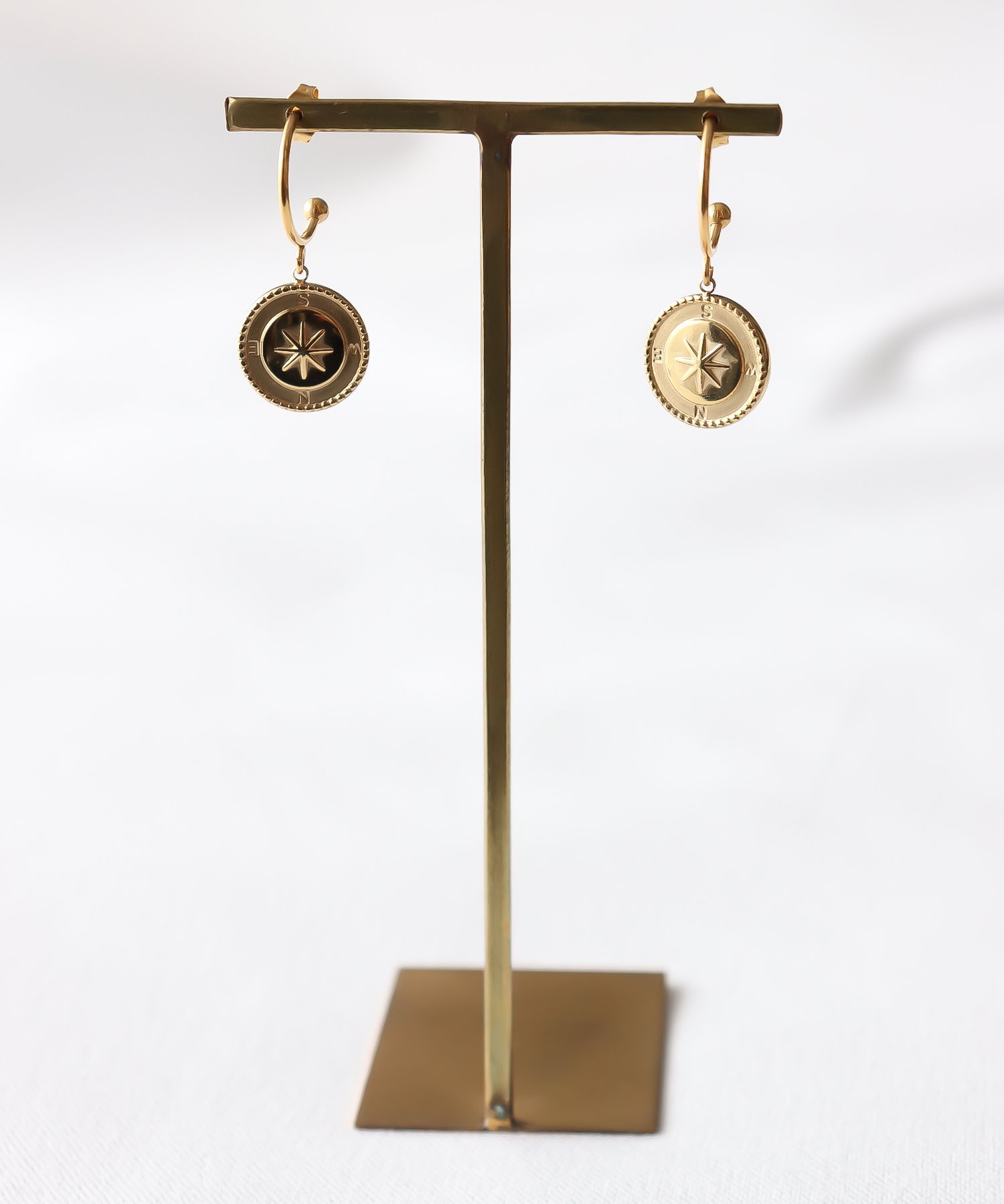 Mixto MIXTO/(W)【Silvia】フープラウンドチャームピアス エディターズ ドロー アクセサリー・腕時計 ピアス ゴールド【送料無料】