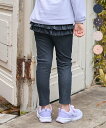 【SALE/30%OFF】any FAM KIDS 【WEB限定】フリル付き総柄レギンス エニィファム 靴下・レッグウェア レギンス・スパッツ グレー ピンク ...