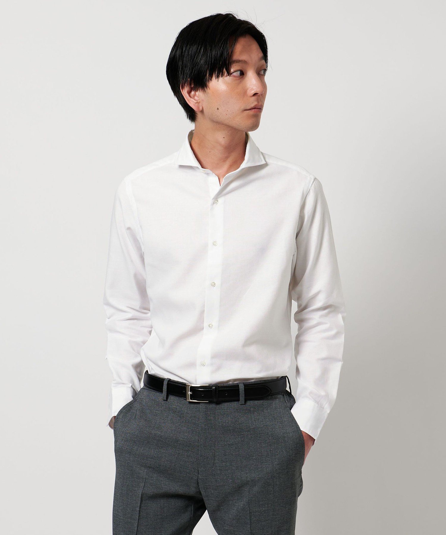 【SALE／50%OFF】a day in the life ドビー カッタウェイカラーシャツ-吸水速乾-＜A DAY IN THE LIFE＞ ユナイテッドアローズ アウトレット トップス シャツ・ブラウス ピンク ブラック ホワイト