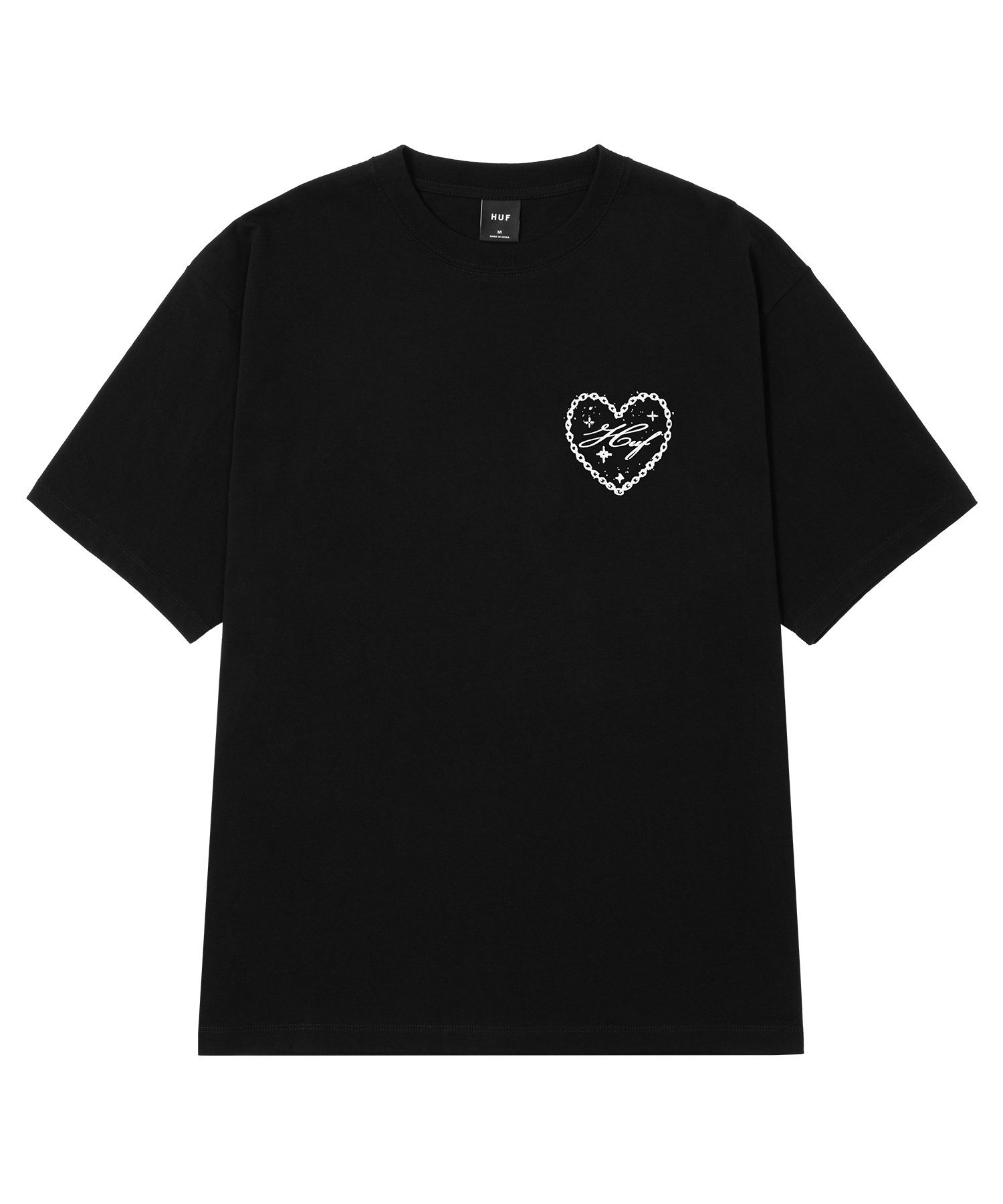 HUF BE MINE TEE / HUF ハフ Tシャツ 半袖 ハフ トップス カットソー・Tシャツ ブラック ホワイト【送料無料】