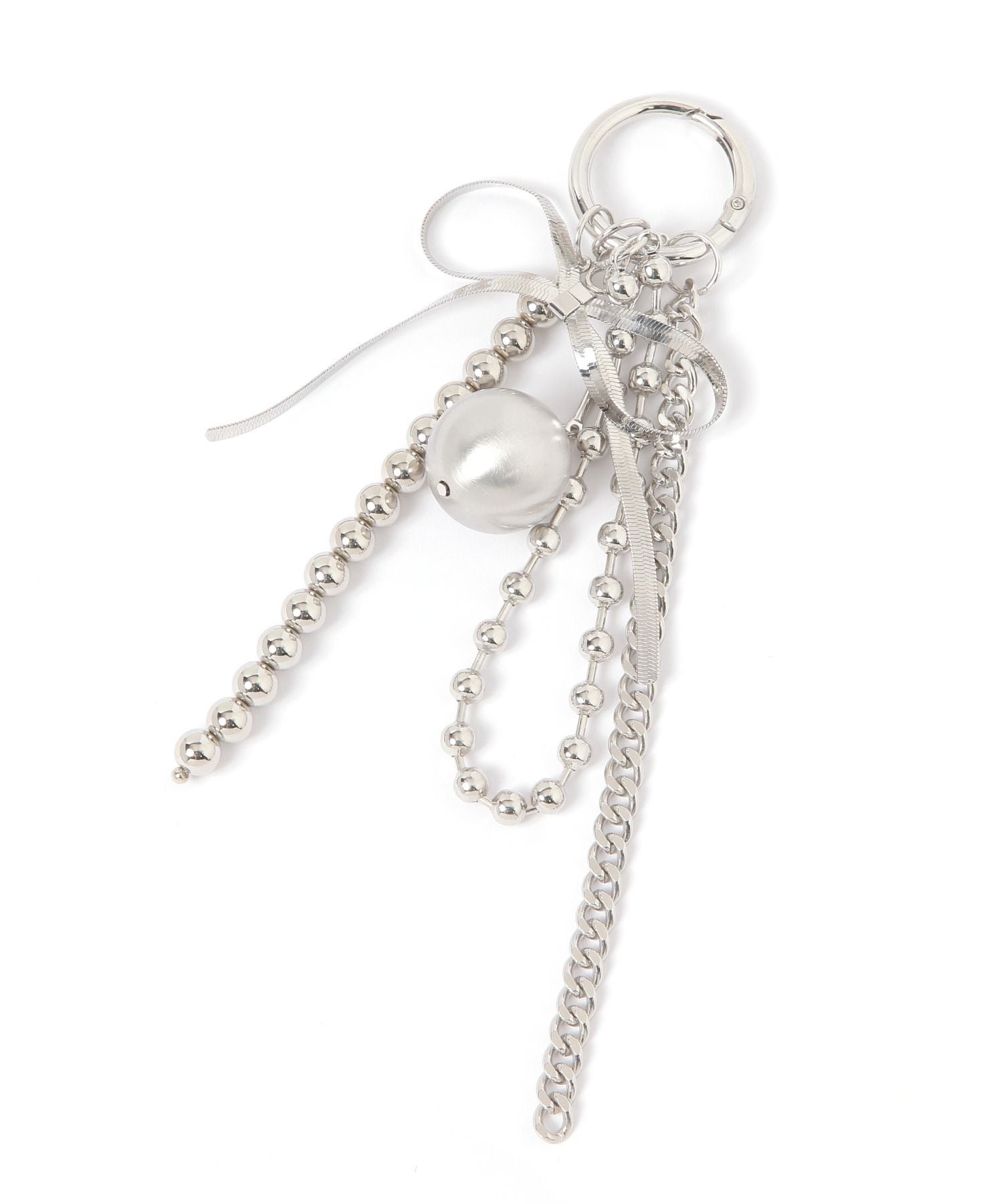 LOWRYS FARM リボンチェーンチャーム ローリーズファーム ファッション雑貨 チャーム・キーチェーン シルバーのサムネイル