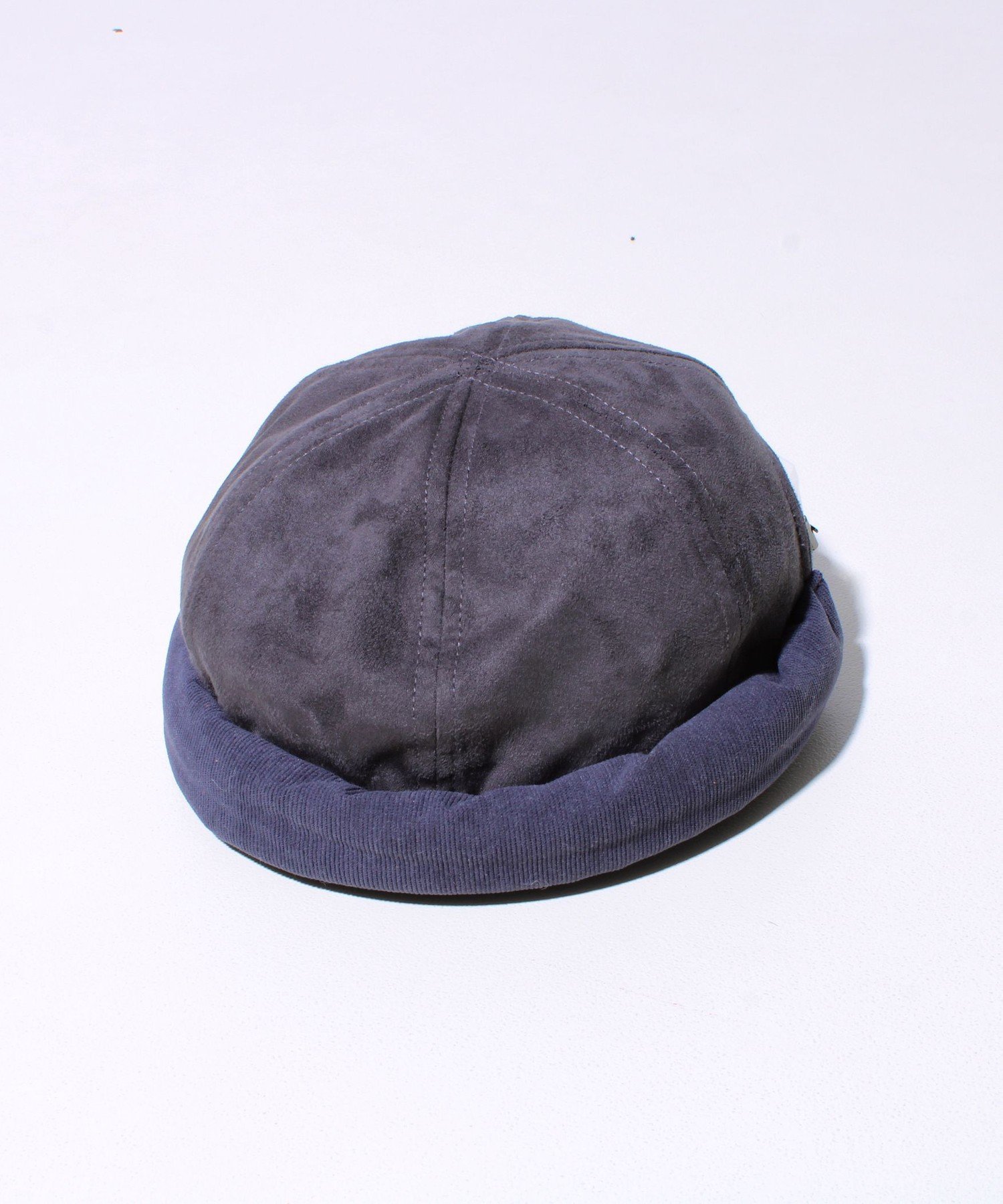 【SALE／31%OFF】GLOSTER 【GLOSTER/グロスター】コンビネーションロールキャップ 異素材ミックス スエード×コーデュロイ フレディ アンド グロスター 帽子 キャップ ブラウン ブラック グレー