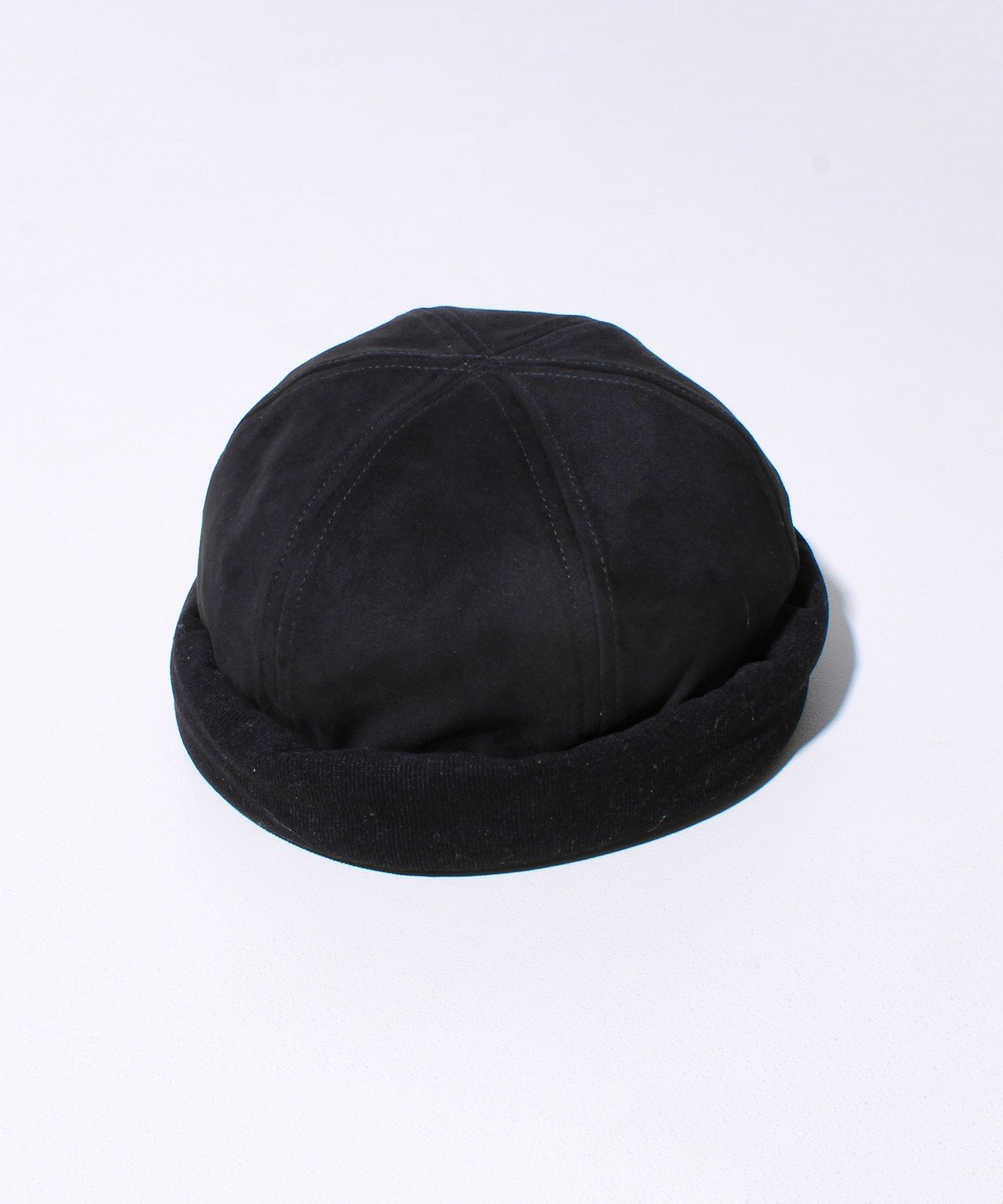 【SALE／70%OFF】GLOSTER 【GLOSTER/グロスター】コンビネーションロールキャップ 異素材ミックス スエード×コーデュロイ フレディ アンド グロスター 帽子 キャップ ブラウン ブラック グレー