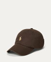 POLO RALPH LAUREN コットン チノ ボール キャップ ラルフローレン 帽子 キャップ ブラウン【送料無料】