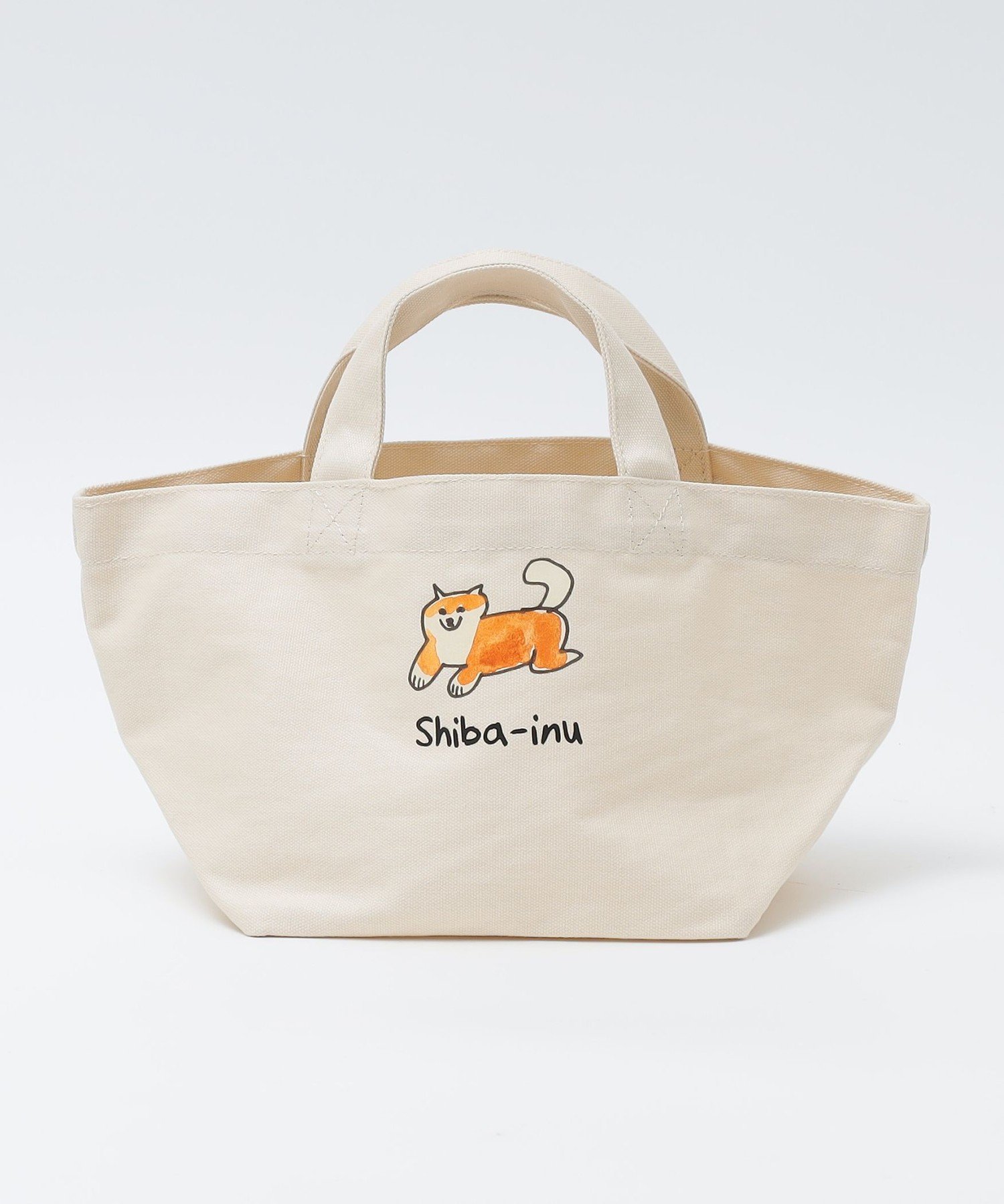 SHIPS MEN 【City Ambient Products別注】Ben Lenovitz: DOG CAT バッグ シップス バッグ ハンドバッグ ベージュ ホワイト【送料無料】