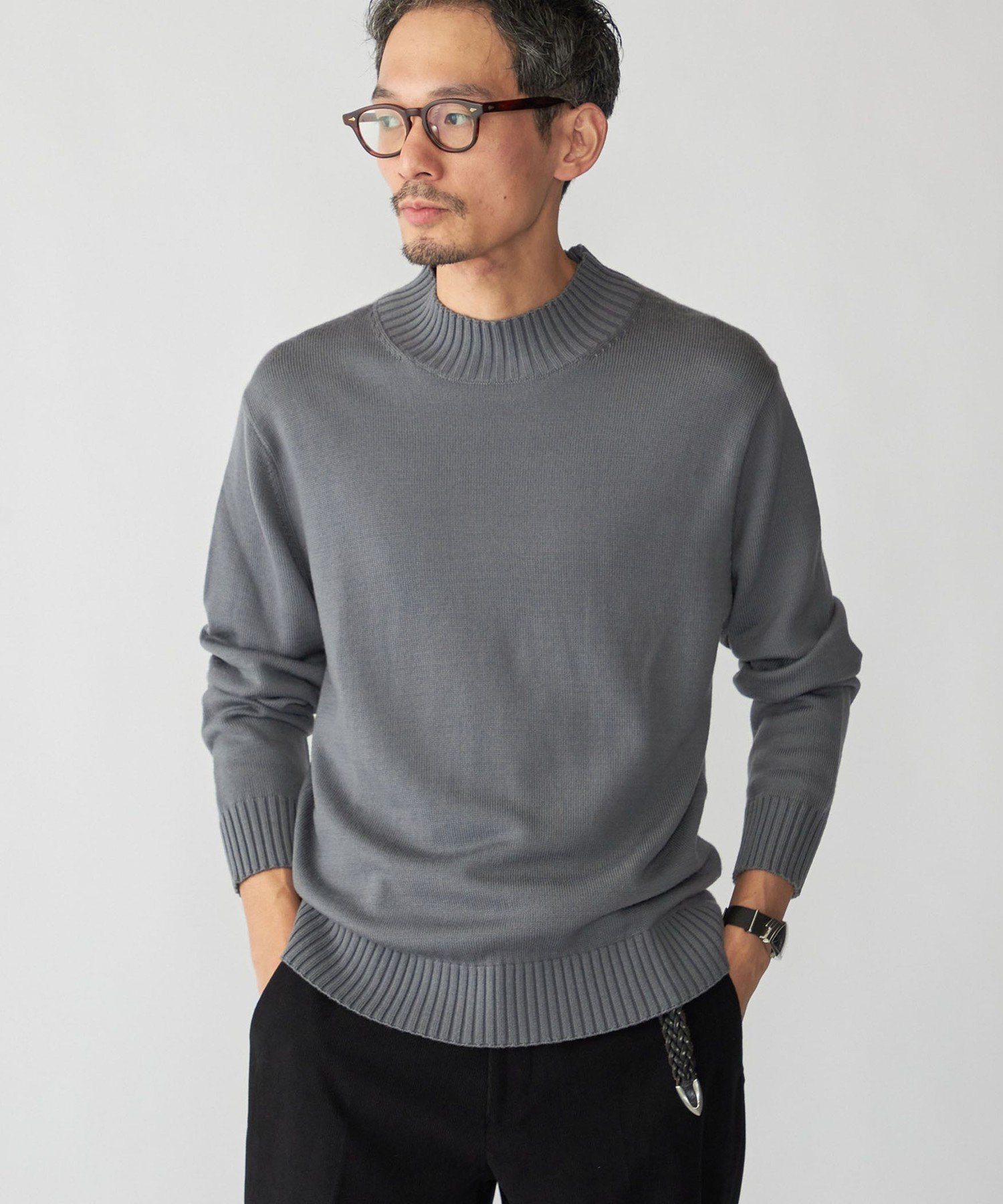 【SALE／30%OFF】SHIPS MEN SHIPS:＜手洗い可能＞9ゲージ コンフォート モックネック プルオーバー ニット シップス トップス ニット ホワイト ネイビー イエロー グレー【送料無料】