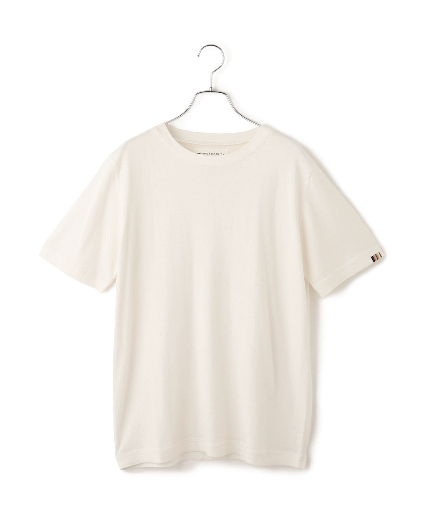 SALON adam et rope' 【extreme cashmere(エクストリーム・カシミア)】james ニットTシャツ サロン アダム エ ロペ トップス カットソー・Tシャツ ホワイト パープル カーキグリーン【送料無料】