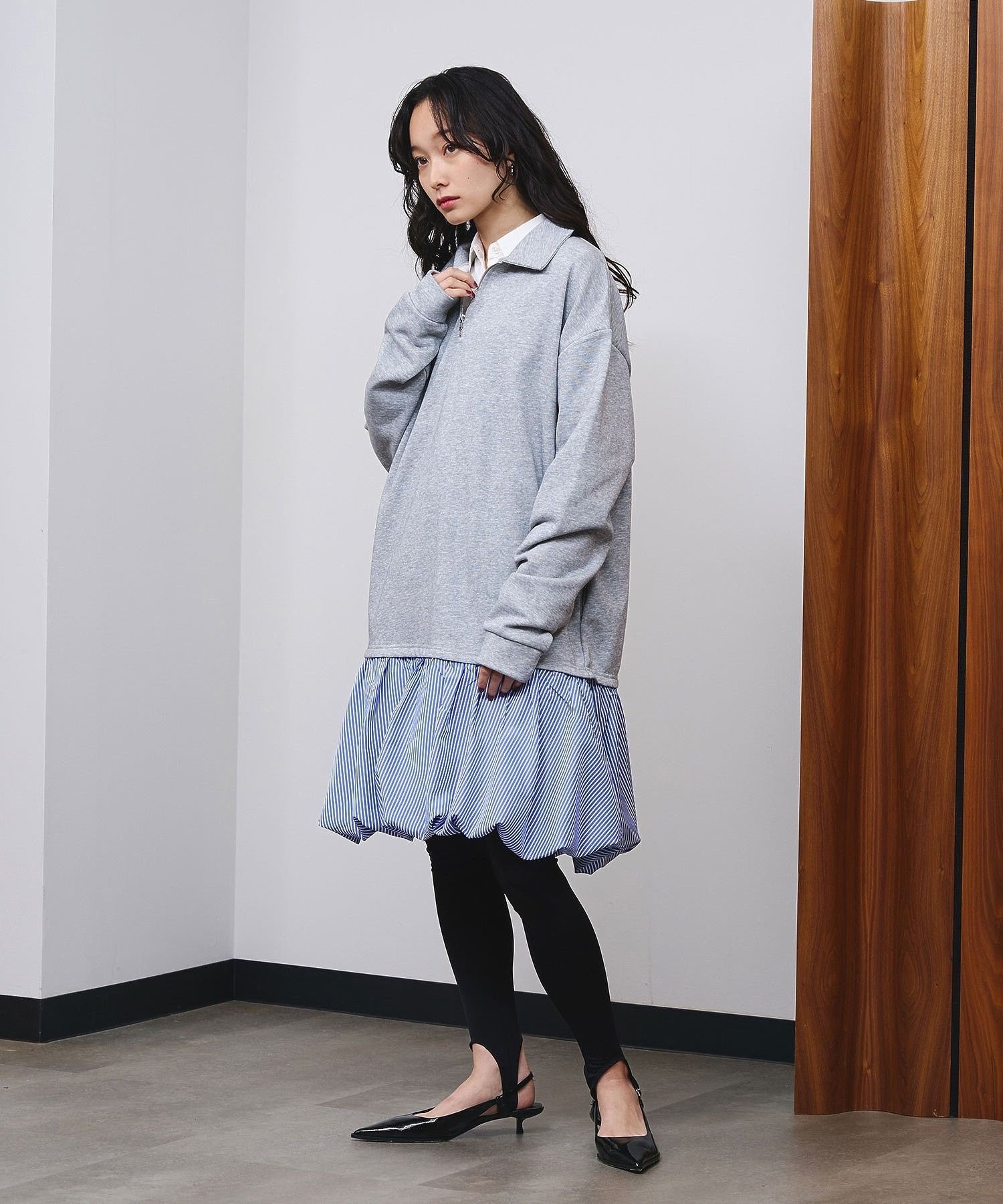 【SALE／54%OFF】ROSE BUD BALLOON DOCKING DRESS ローズバッド ワンピース・ドレス その他のワンピース・ドレス ネイビー【送料無料】