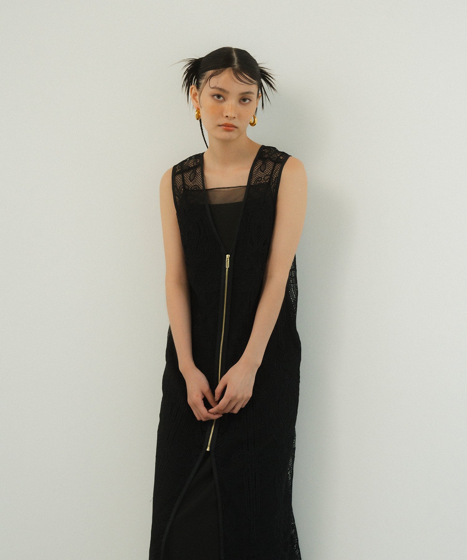 【SALE／60%OFF】ANDRESD 【2点セット】結婚式・二次会対応 ケミカルレースドレス アンドレスド ワンピース・ドレス ドレス ベージュ ブラック カーキグリーン ワインレッド【送料無料】
