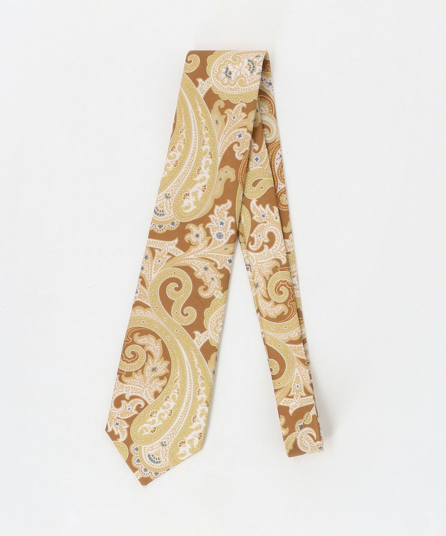 UNITED ARROWS ＜SOVEREIGN＞ビッグ プリント ペイズリー ネクタイ ユナイテッドアローズ スーツ・フォーマル ネクタイ・蝶ネクタイ グリーン イエロー【送料無料】