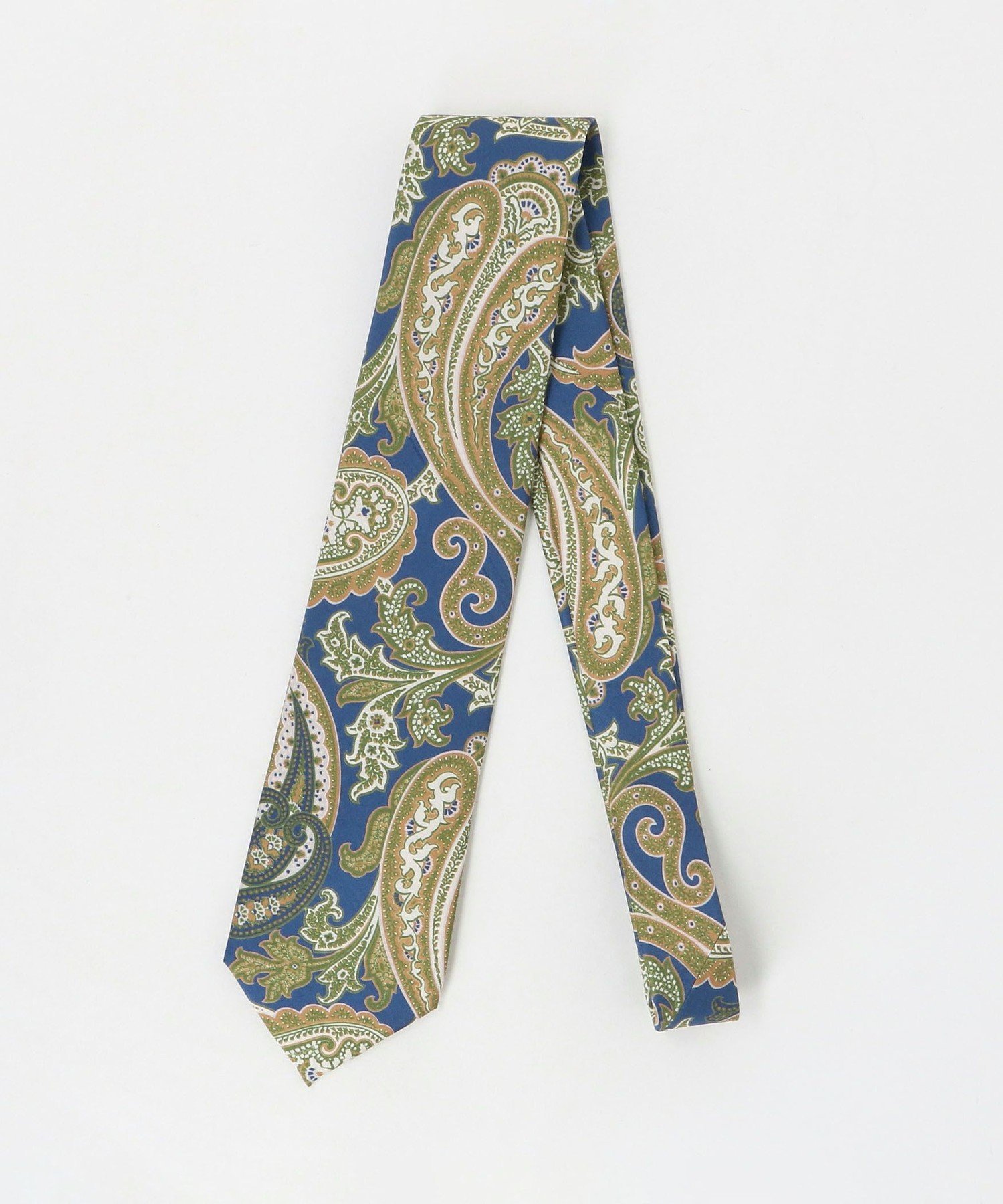 UNITED ARROWS ＜SOVEREIGN＞ビッグ プリント ペイズリー ネクタイ ユナイテッドアローズ スーツ・フォーマル ネクタイ・蝶ネクタイ グリーン イエロー【送料無料】