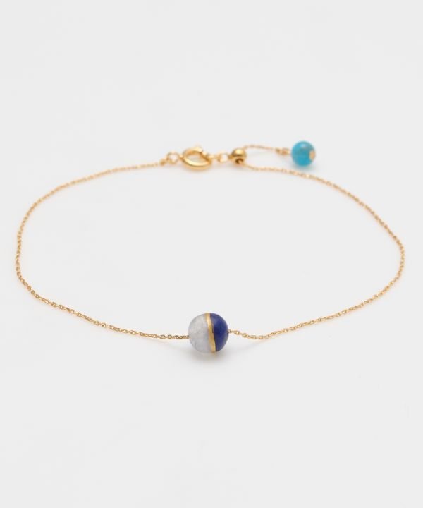 岩座 【岩座】三貴子ブレスレット 月読命/須佐之男命 アミナコレクション アクセサリー・腕時計 ブレスレット・バングル ブルー【送料無料】