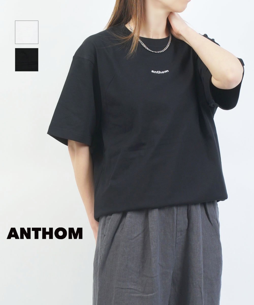 ANTHOM アントム anthom ロゴT ブルーコムブルー トップス カットソー・Tシャツ