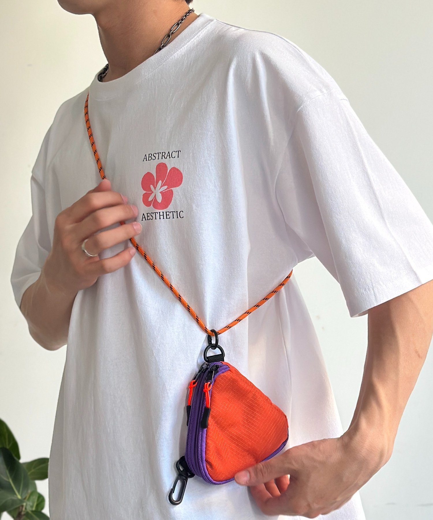 【SALE／48%OFF】CPCM パラコードサンカクミニショルダー シーピーシーエム バッグ トートバッグ グレー パープル オレンジ
