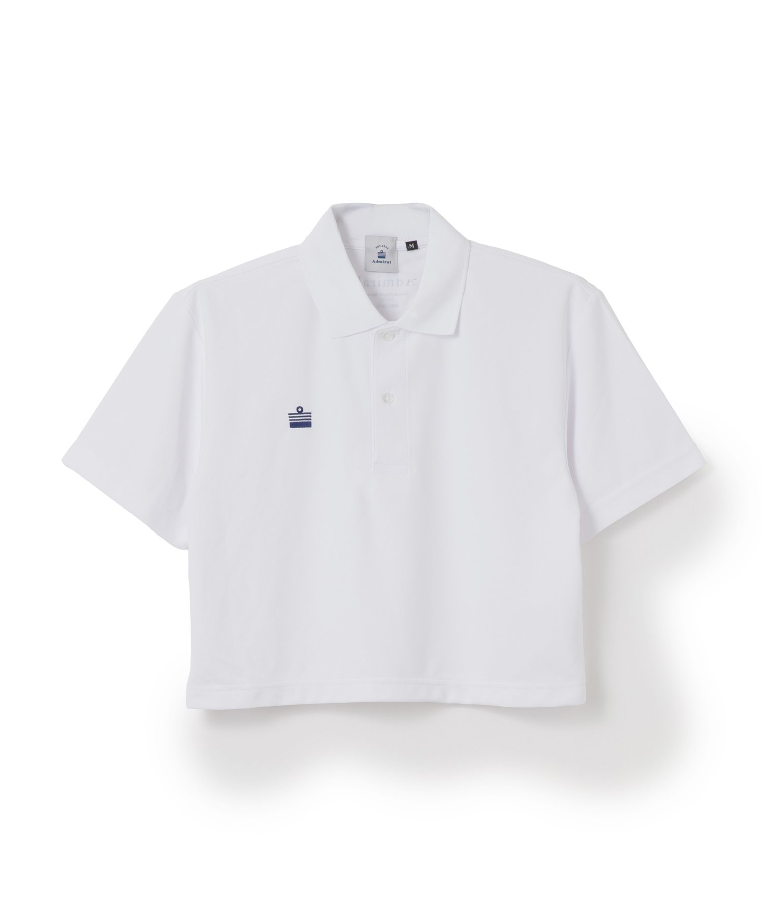 SHORT POLO ANLA614 アドミラル トップス ポロシャツ ホワイト ブラック