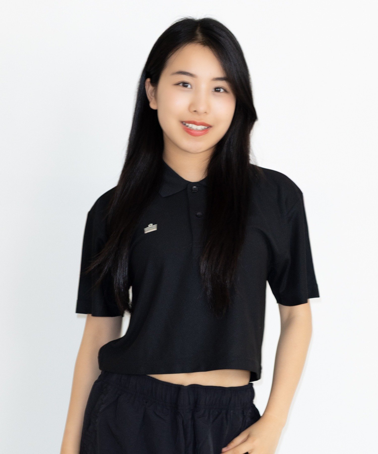 SHORT POLO ANLA614 アドミラル トップス ポロシャツ ホワイト ブラック