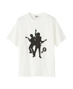 ヒステリックグラマー HYSTERIC GLAMOUR HG JP BACKLIGHT Tシャツ ヒステリックグラマー トップス カットソー・Tシャツ ホワイト ブラック【送料無料】