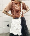【SALE/40%OFF】Casselini Casselini(キャセリーニ)スクエアギャザーショルダー キャセリーニ バッグ ショルダーバッグ ブラック ベージュ グリーン ブルー レッド ホワイト