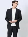 m.f.editorial 軽量メッシュ レギュラーフィット 2ボタンジャケット チェック紺(セットアップ可能) 【25SS】 メンズ セットアップ ジャケット...