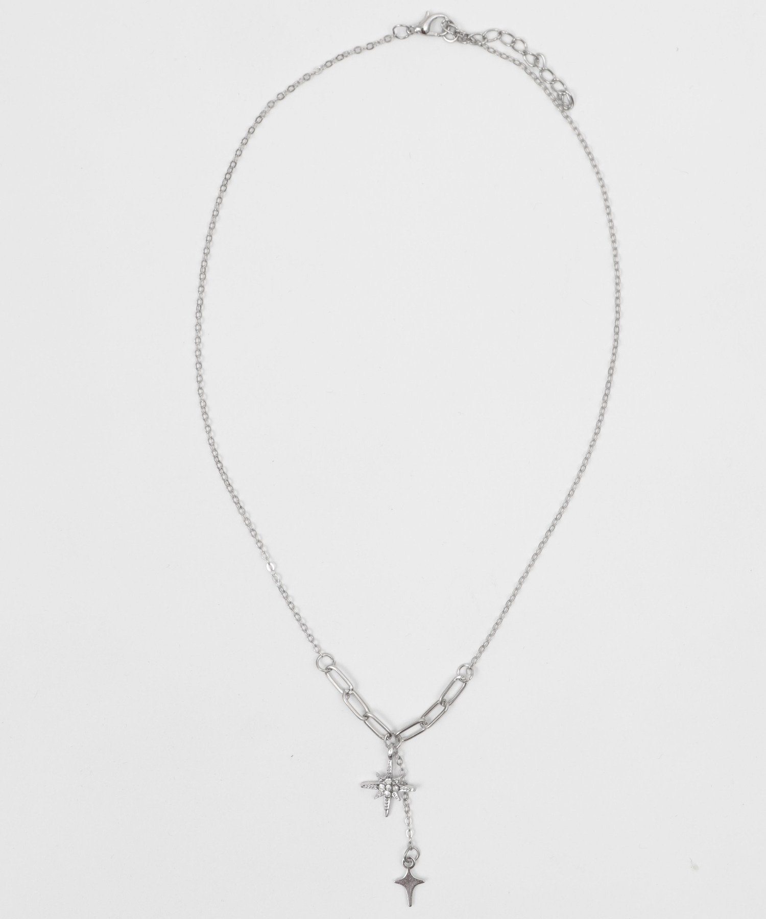 WEGO LADY'S LキラキラYジネックレス ウィゴー アクセサリー・腕時計 ネックレス シルバー