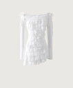 LA POMME petit Elegant Off Shoulder Lace Ruffle One Piece ラポミ・プチ ワンピース・ドレス ワンピース...