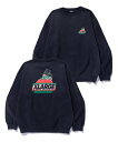 XLARGE SCARY NIGHT OG CREWNECK SWEATSHIRT エクストララージ トップス スウェット・トレーナー パープル ブラック【送料無料】
